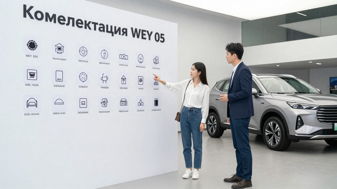 WEY 05: Премиальный кроссовер с инновационными технологиями теперь доступен в России!